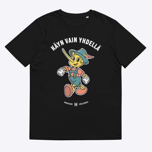 Käyn vain yhdellä - Unisex organic cotton t-shirt